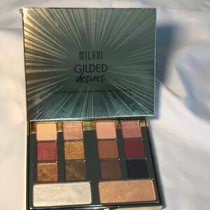 Milani Gilded Desires Palette with Gold and Brown Shades